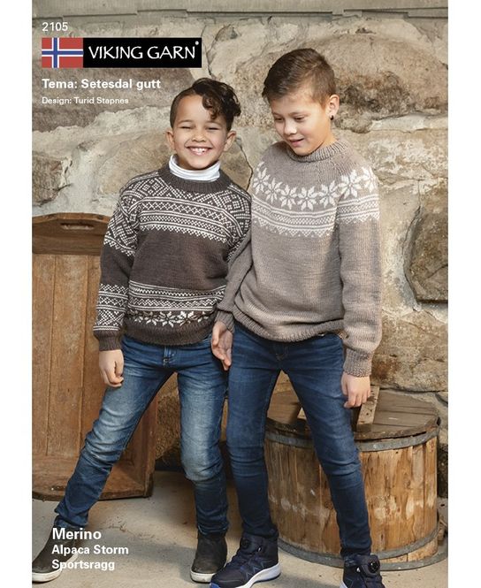 Hovedbilde Katalog 2105 Setesdal Gutt Merino, Storm og ...