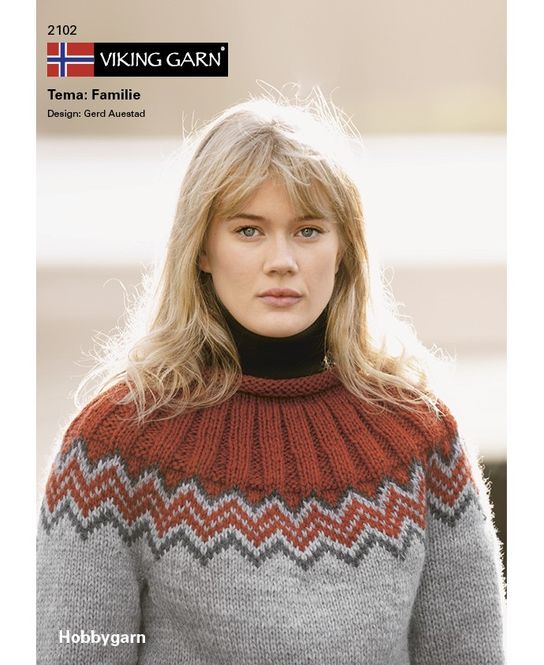 Hovedbilde Katalog 2102 Familie. Hobbygarn