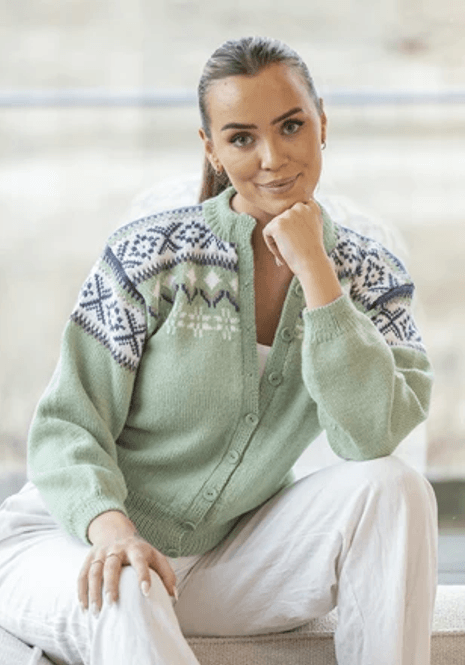 Hovedbilde Katalog 2504 Koftelek i Alpaca Liten Storm